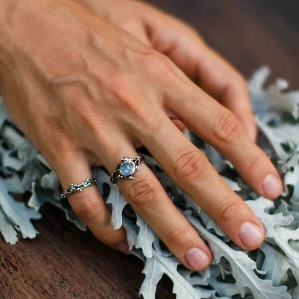 Holly | Celestial Moonstone Ring