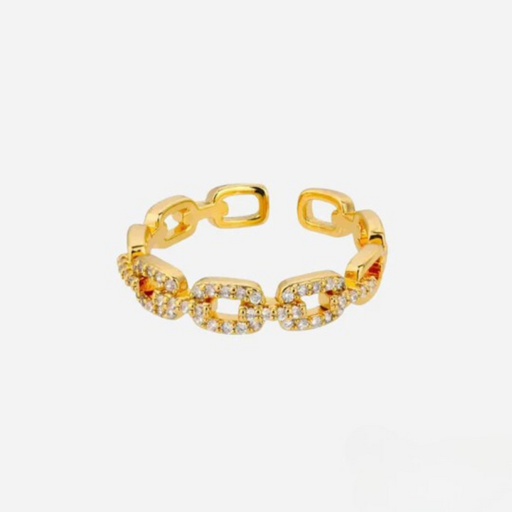 Grace | Shiny Chain Gold Ring