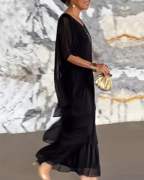 Celeste | Elegant Tummy Covering Maxi Dress