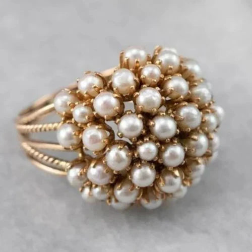 Monica | Pearl-Encrusted Ring