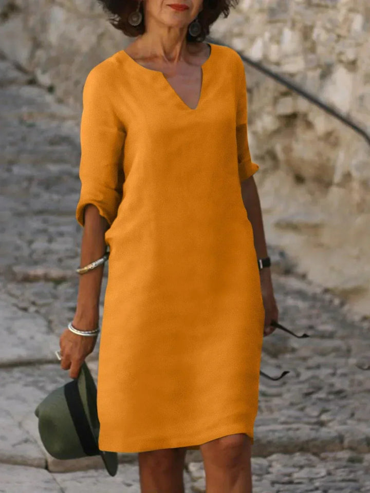 Josie™ | Elegant Dress with V-Neck